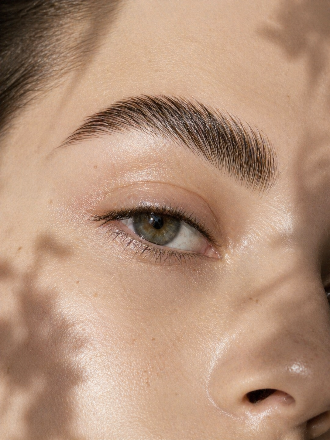 Brow lamination result at Maison Kieu Beauté